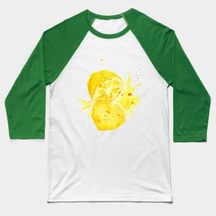 Juicy lemon. Bright summer print Baseball T-Shirt